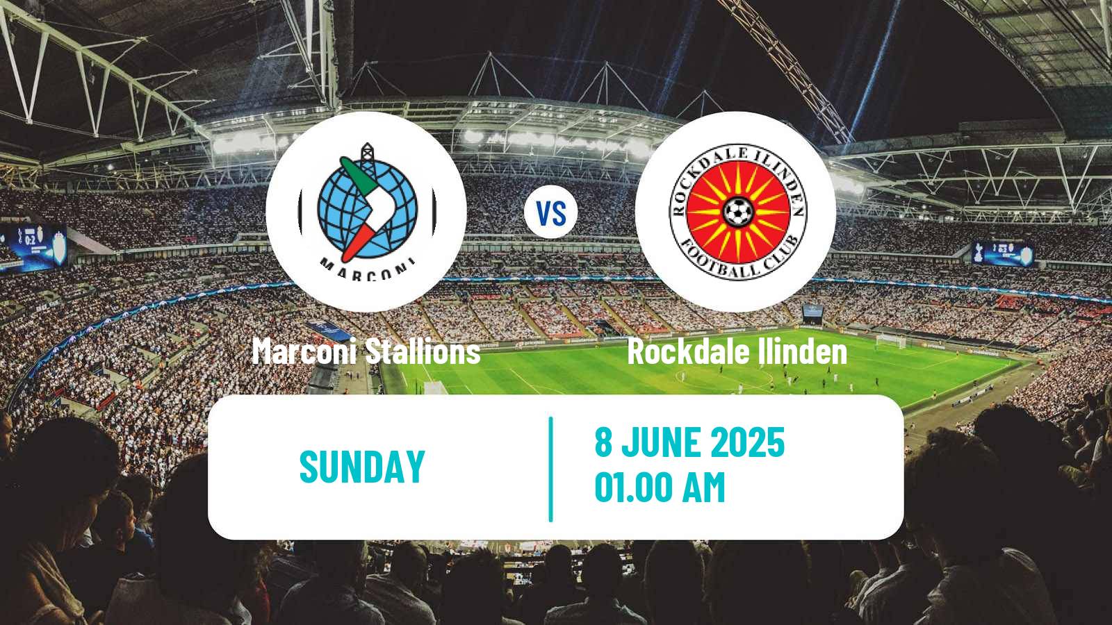 Soccer Australian NPL NSW Marconi Stallions - Rockdale Ilinden