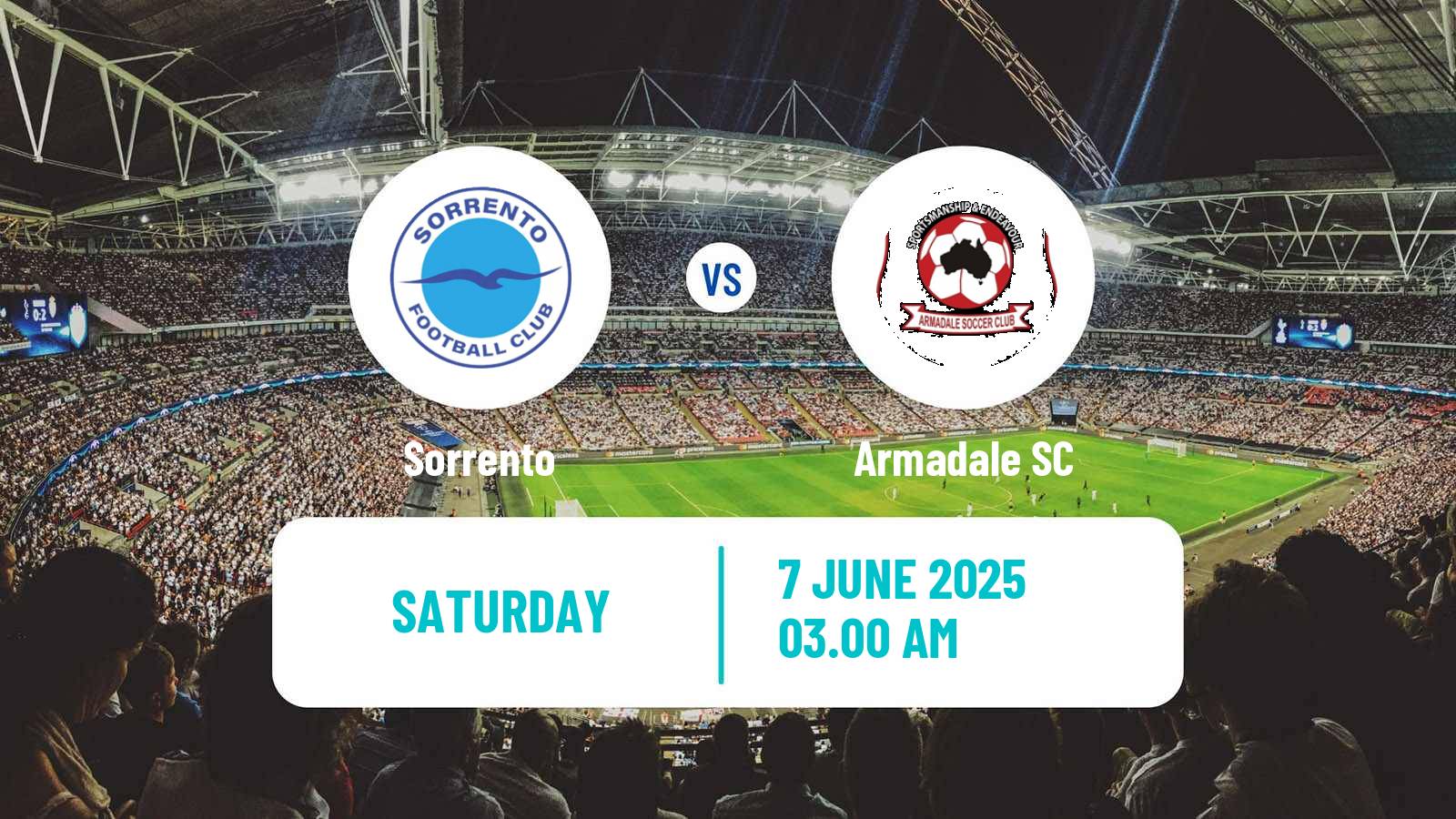 Soccer Australian NPL Western Australia Sorrento - Armadale