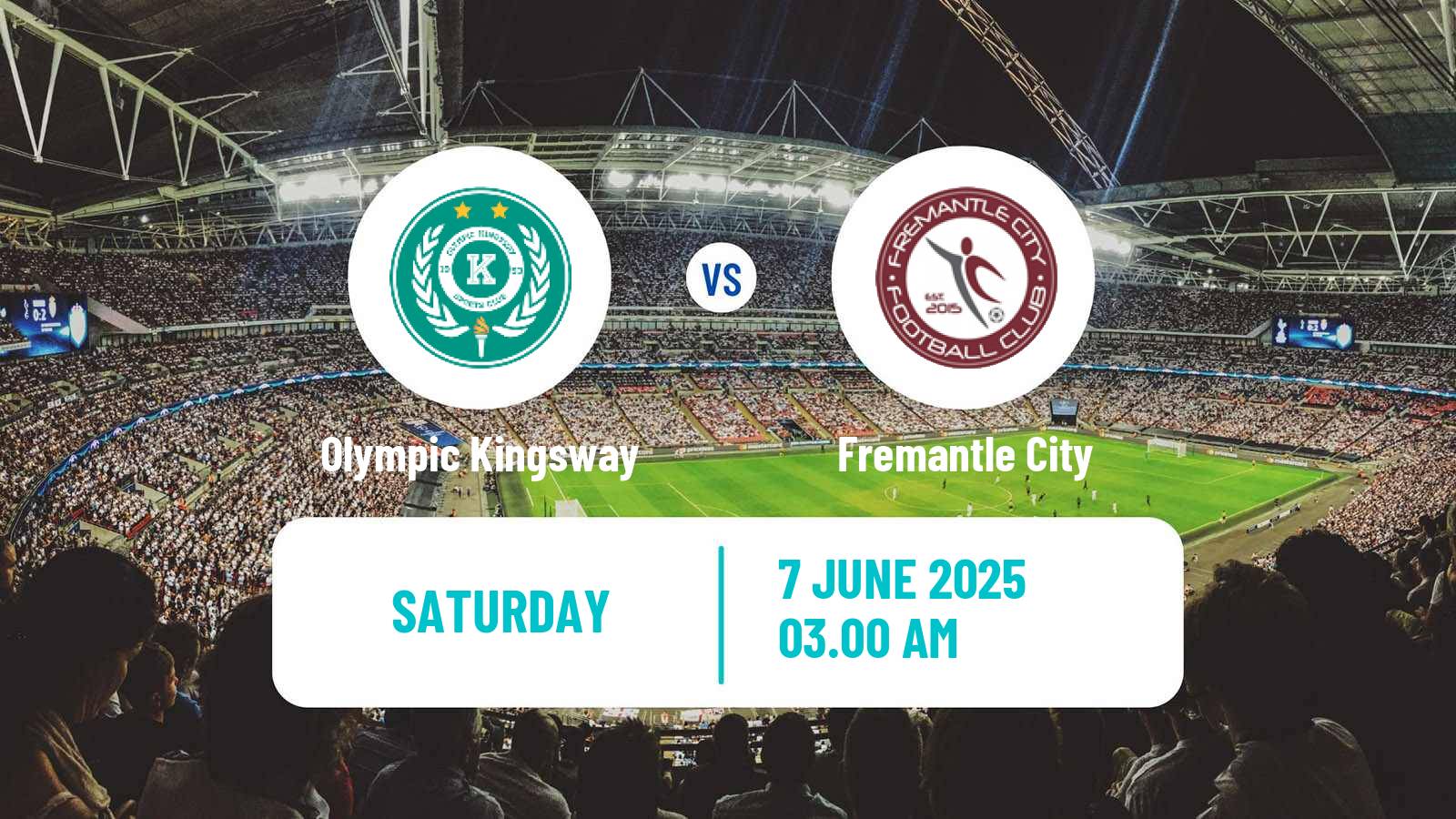 Soccer Australian NPL Western Australia Olympic Kingsway - Fremantle City