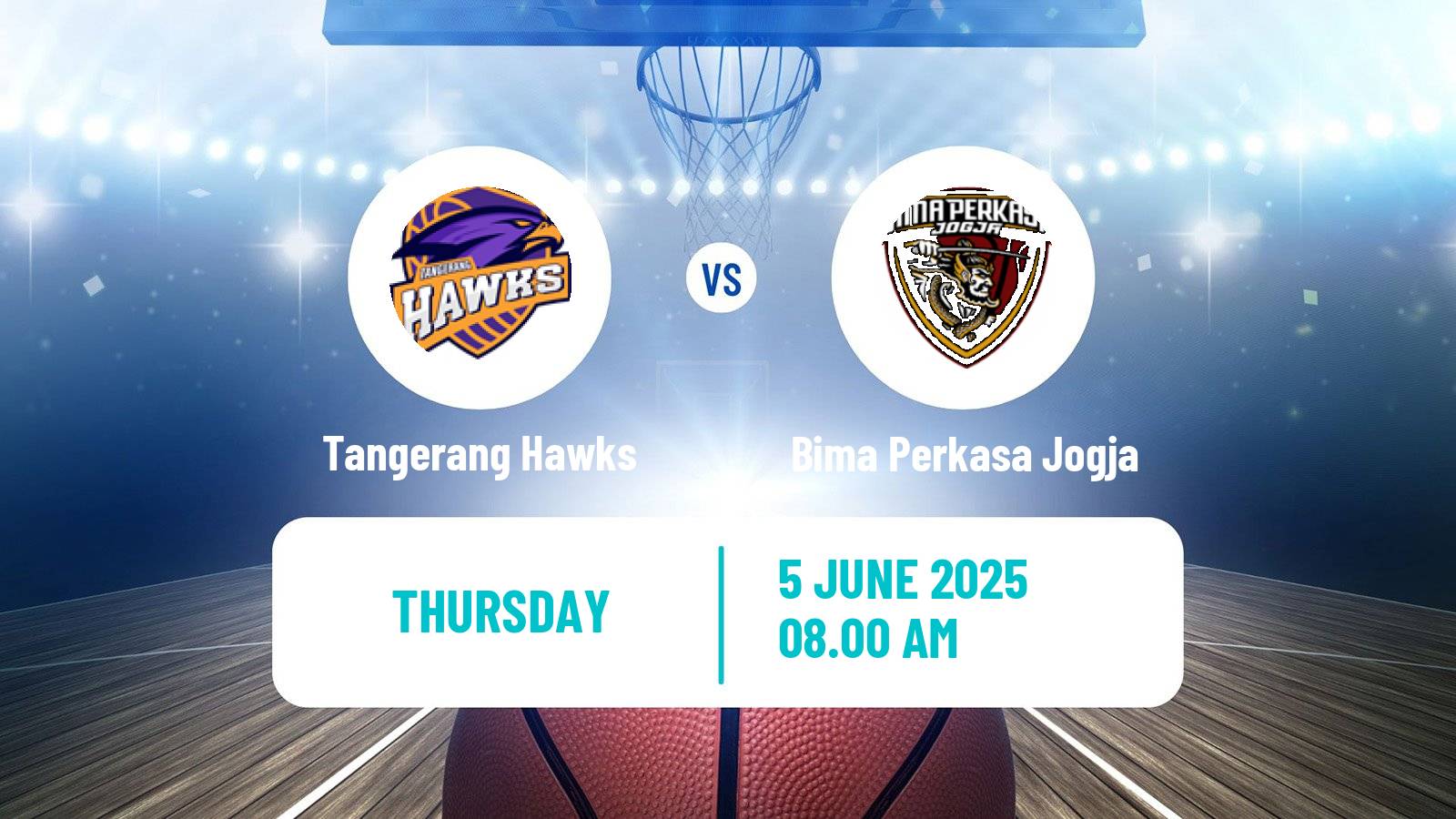 Basketball Indonesian IBL Tangerang Hawks - Bima Perkasa Jogja