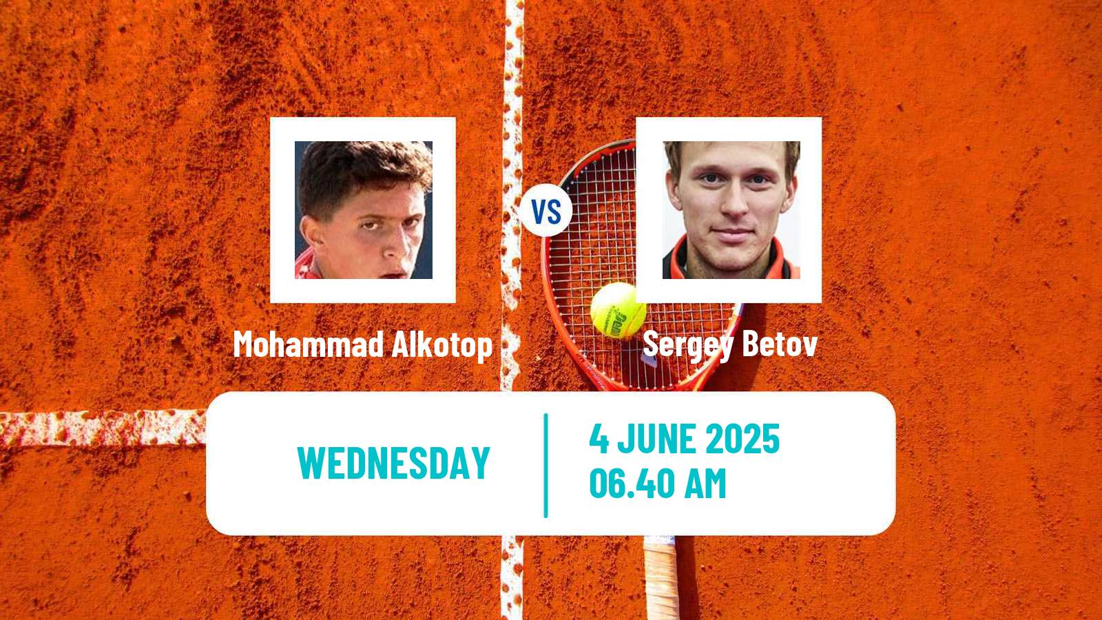Tennis ITF M25 Monastir Men Mohammad Alkotop - Sergey Betov