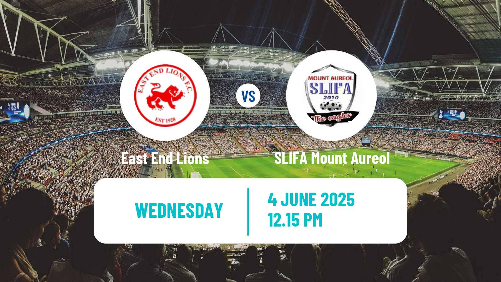 Soccer Sierra Leone Premier League East End Lions - SLIFA Mount Aureol