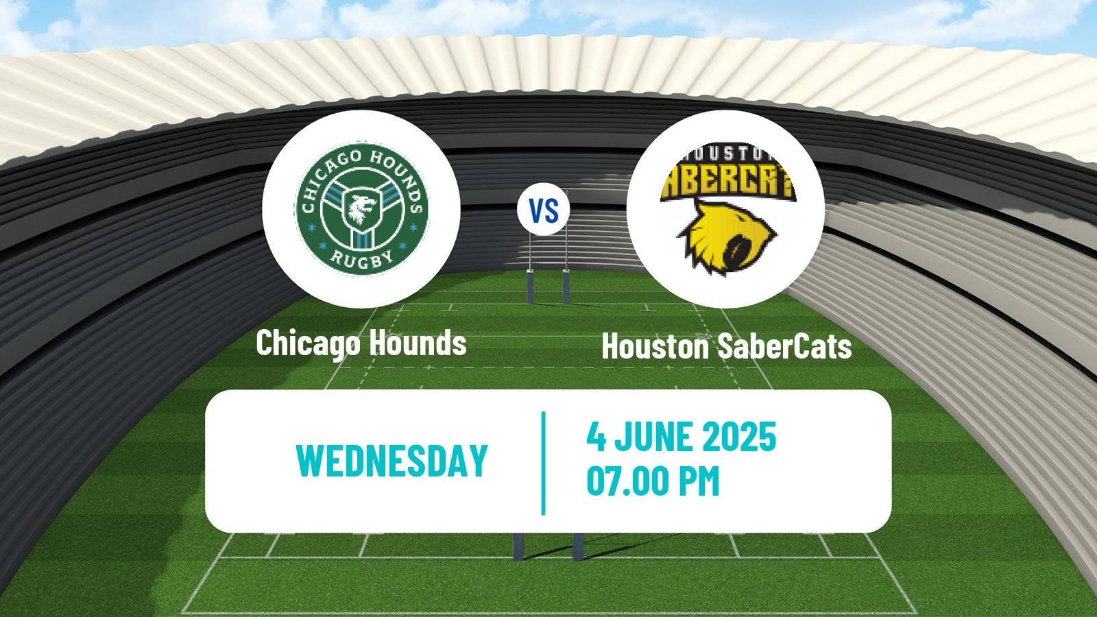 Rugby union USA Major League Rugby Chicago Hounds - Houston SaberCats