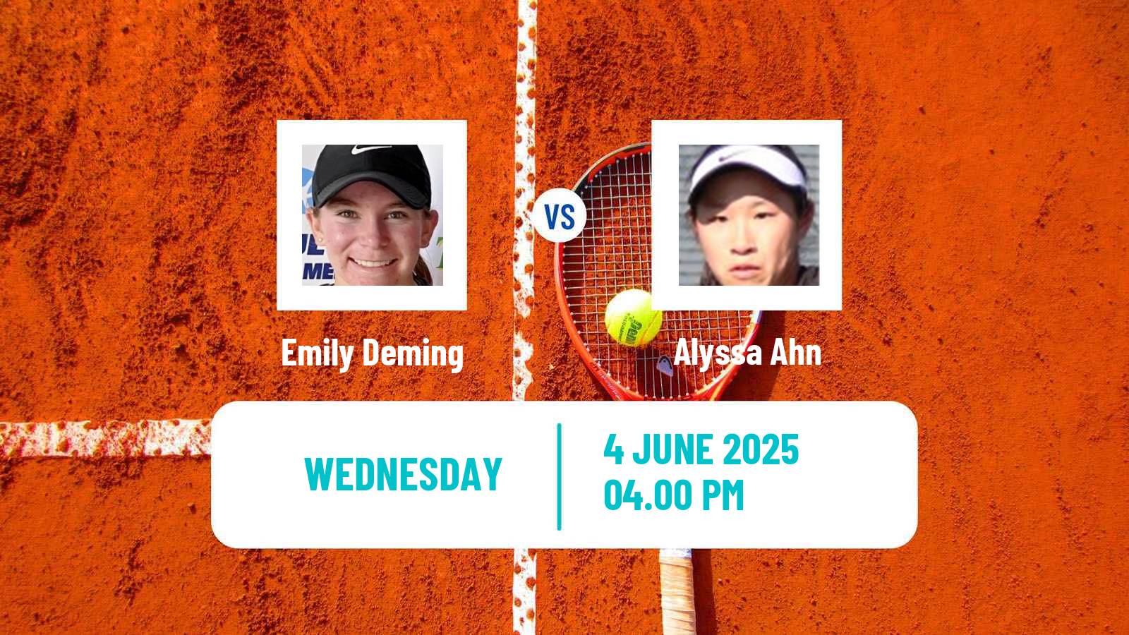 Tennis ITF W15 San Diego Ca 2 Women Emily Deming - Alyssa Ahn