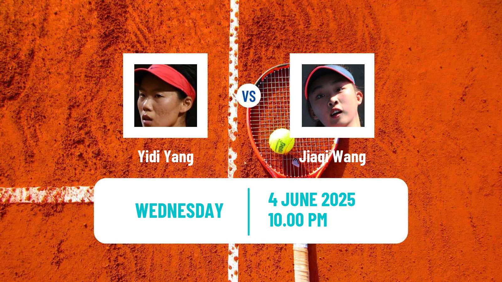 Tennis ITF W15 Maanshan 6 Women Yidi Yang - Jiaqi Wang