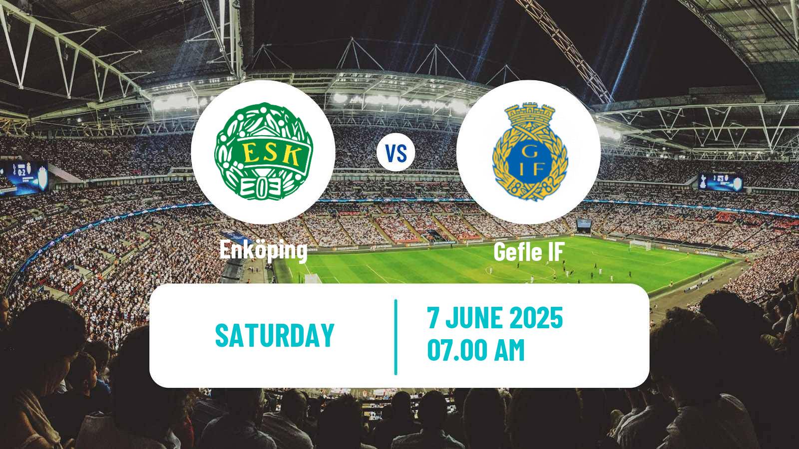 Soccer Swedish Division 1 Norra Enköping - Gefle