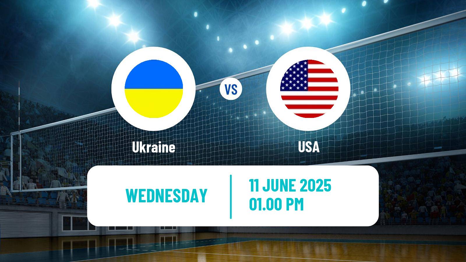 Volleyball Nations League Volleyball Ukraine - USA