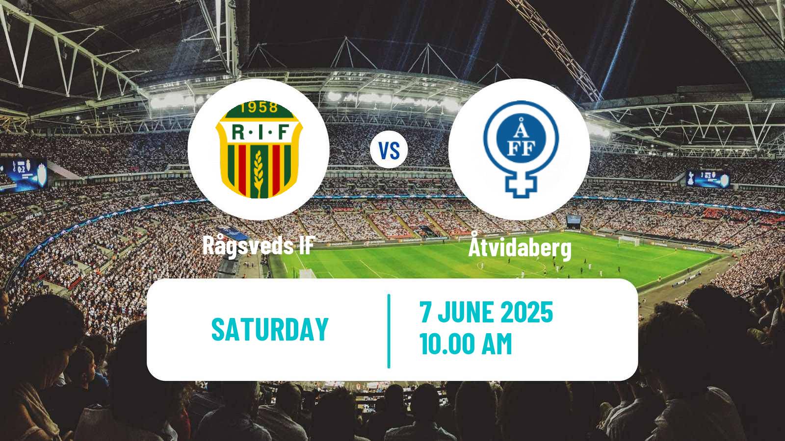 Soccer Swedish Division 2 - Södra Svealand Rågsved - Åtvidaberg