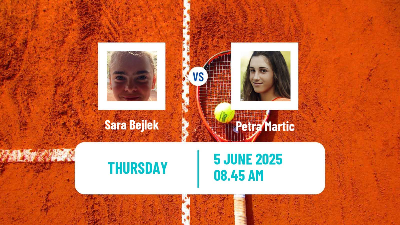 Tennis Makarska Challenger Women Sara Bejlek - Petra Martic