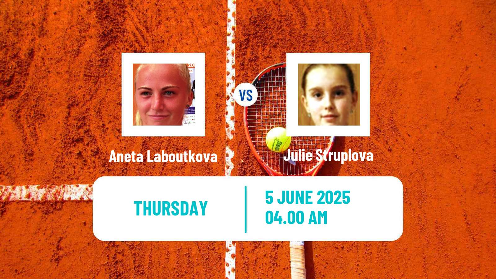 Tennis ITF W35 Klagenfurt Women Aneta Laboutkova - Julie Struplova