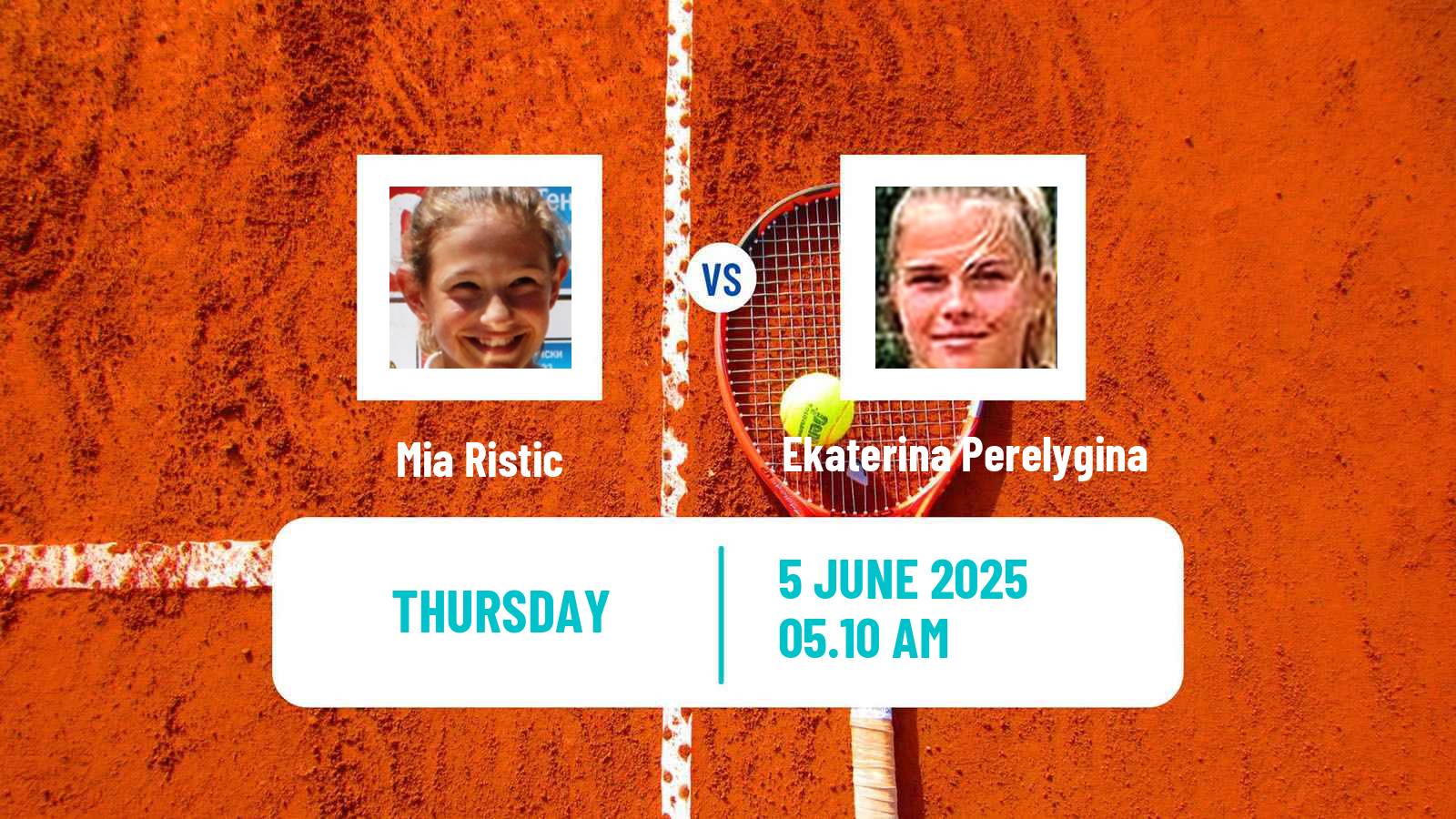 Tennis ITF W35 Klagenfurt Women Mia Ristic - Ekaterina Perelygina