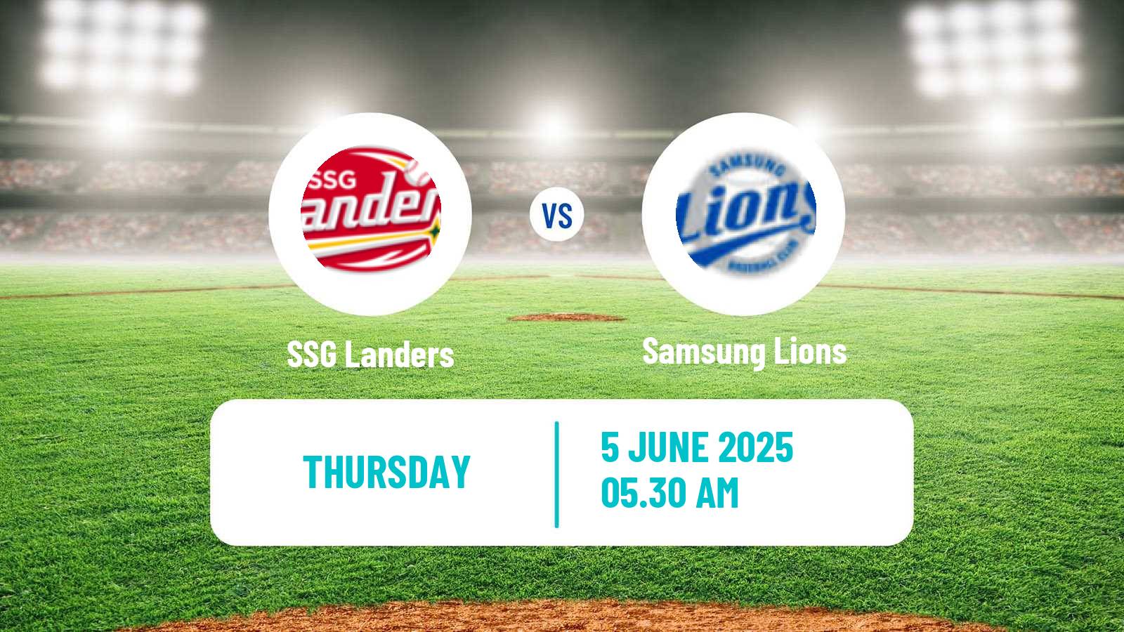 Baseball KBO SSG Landers - Samsung Lions