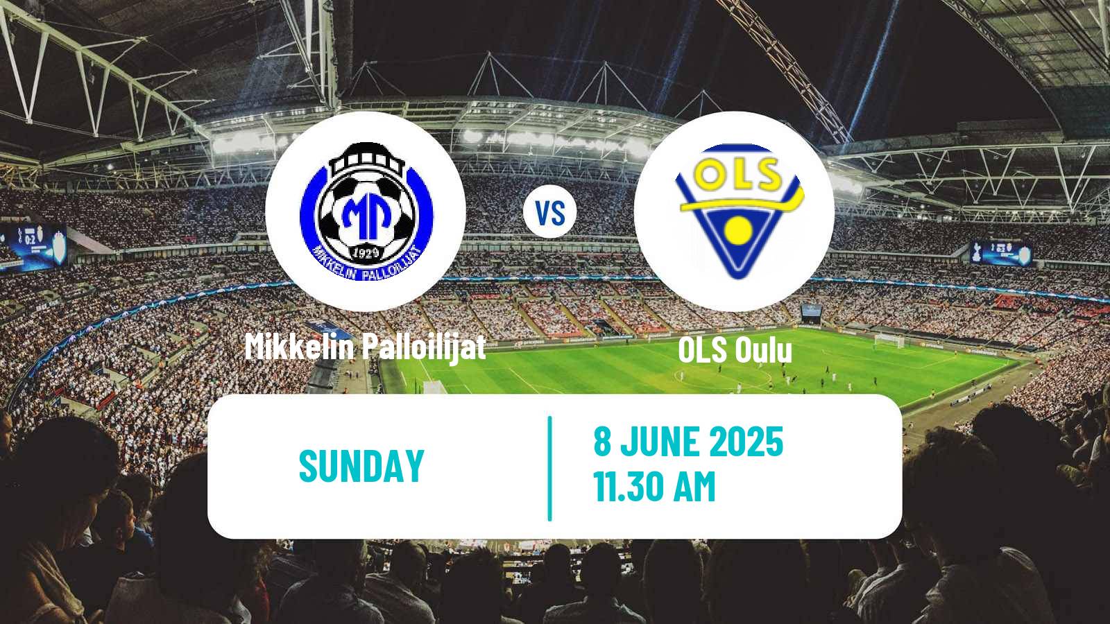 Soccer Finnish Ykkonen Mikkelin Palloilijat - OLS