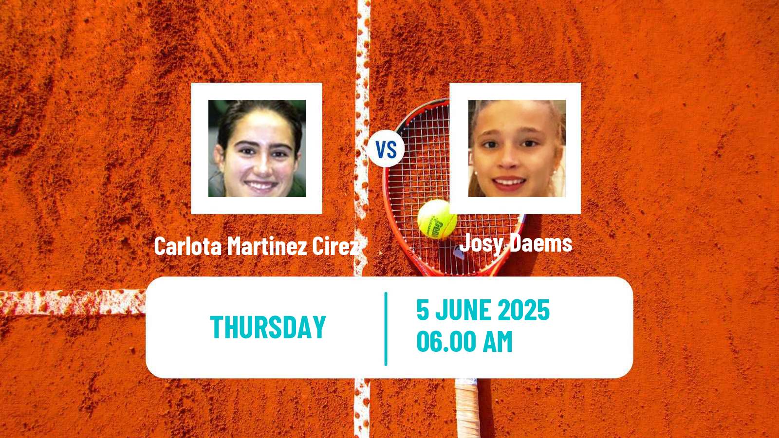 Tennis ITF W50 Troisdorf Women Carlota Martinez Cirez - Josy Daems
