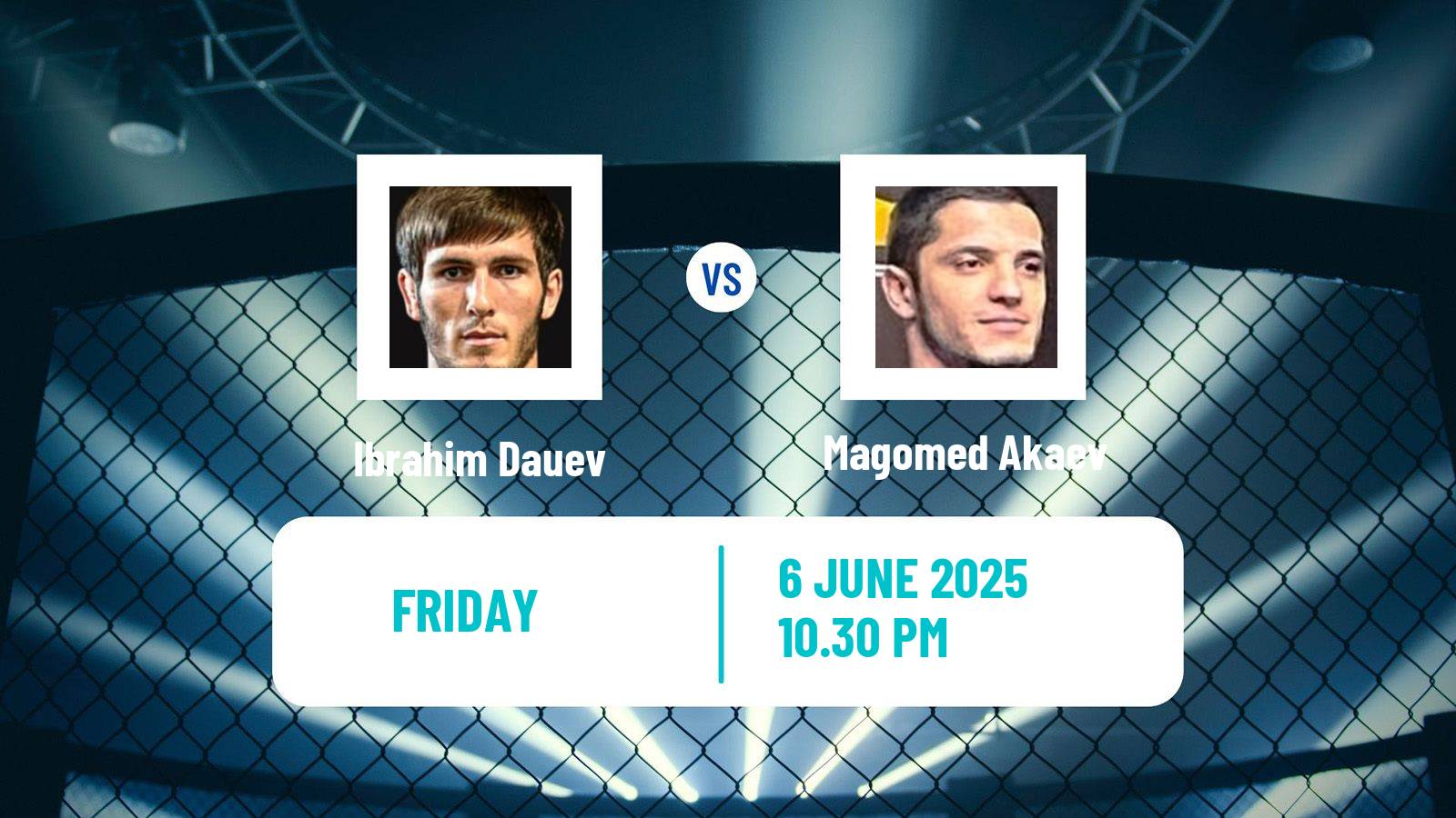 MMA Featherweight One Championship Men Ibrahim Dauev - Magomed Akaev