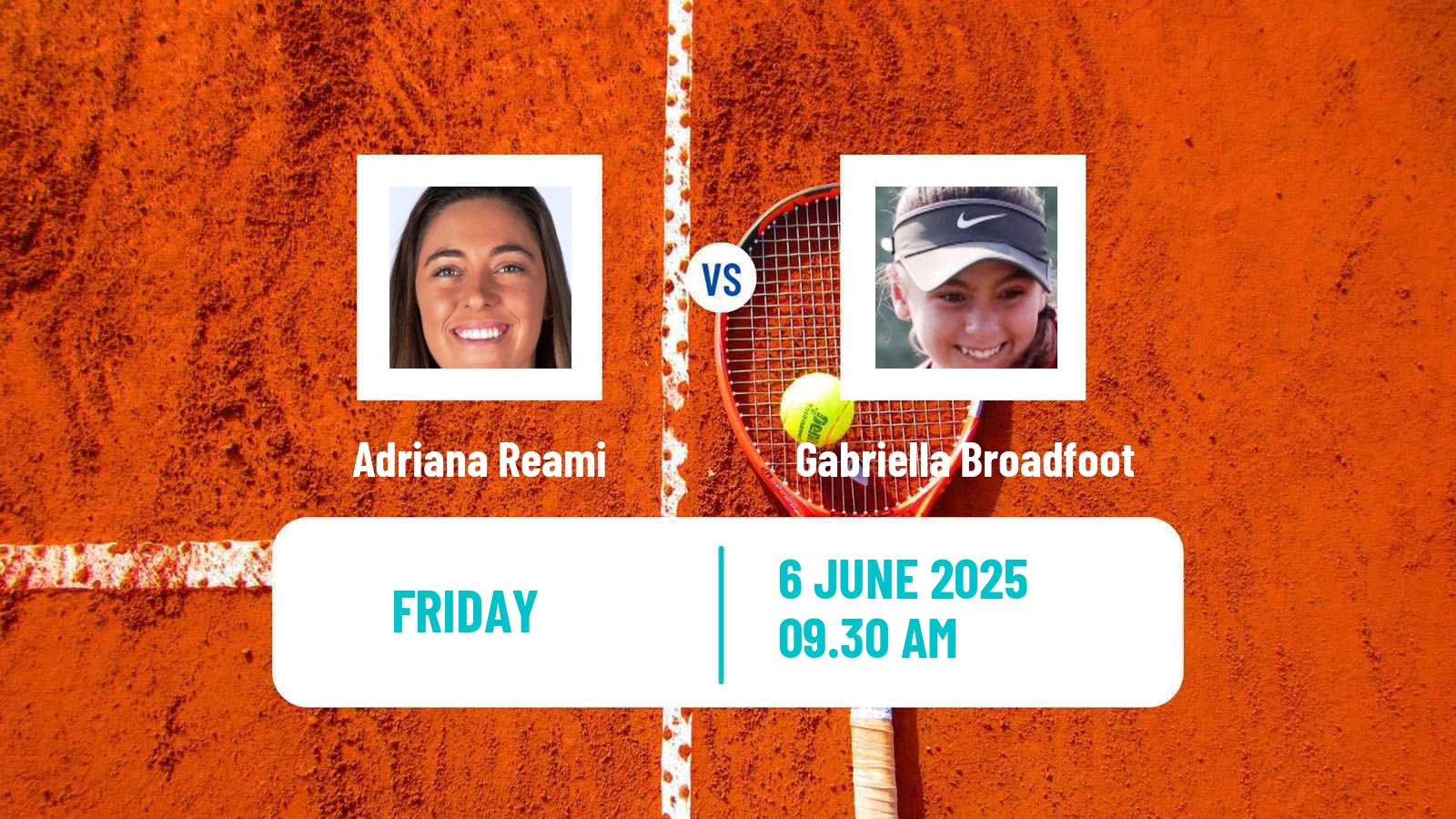 Tennis ITF W35 Santo Domingo 3 Women Adriana Reami - Gabriella Broadfoot