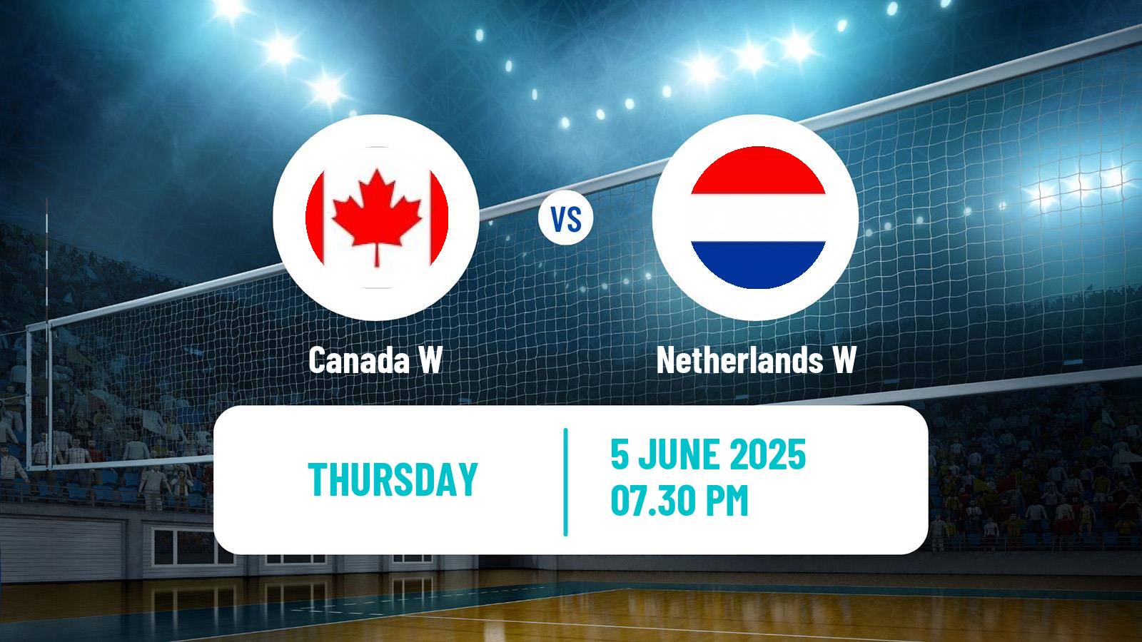 Volleyball Nations League Volleyball Women Canada W - Netherlands W