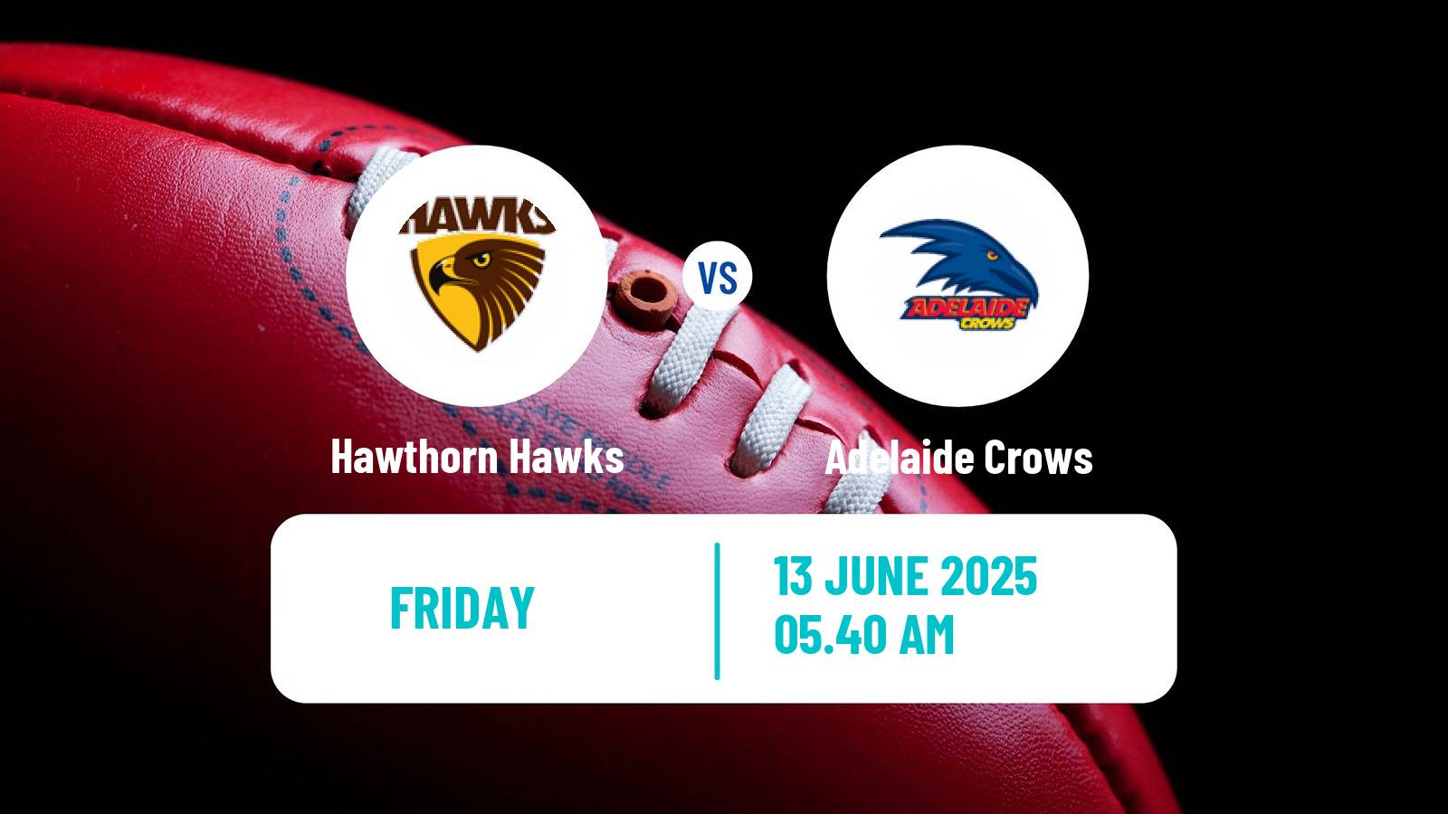 Aussie rules AFL Hawthorn Hawks - Adelaide Crows