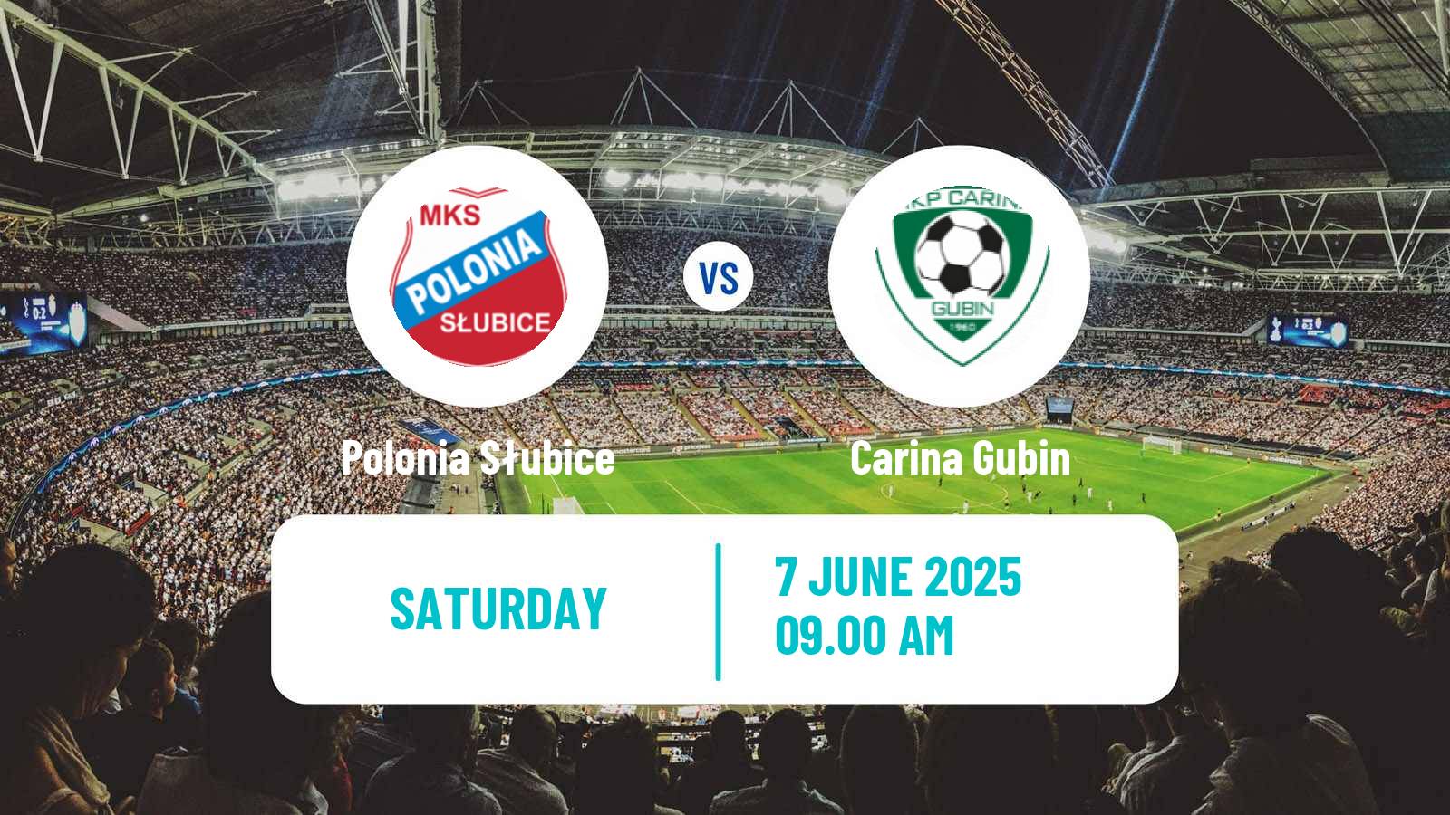 Soccer Polish Division 3 - Group III Polonia Słubice - Carina Gubin