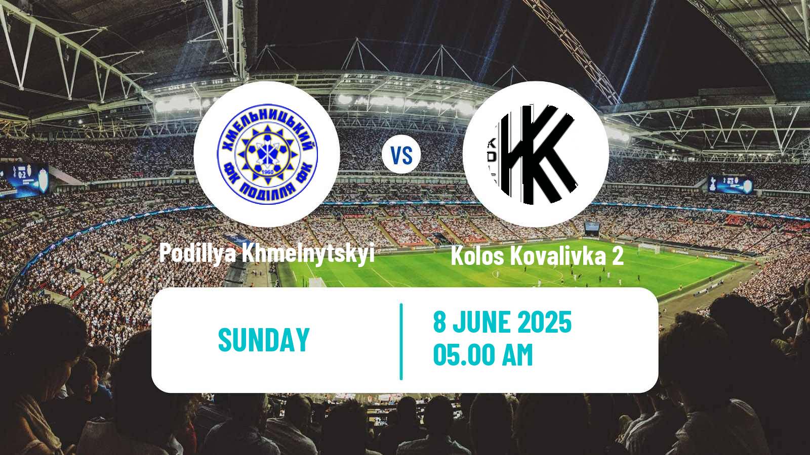 Soccer Ukrainian Persha Liga Podillya Khmelnytskyi - Kolos Kovalivka 2