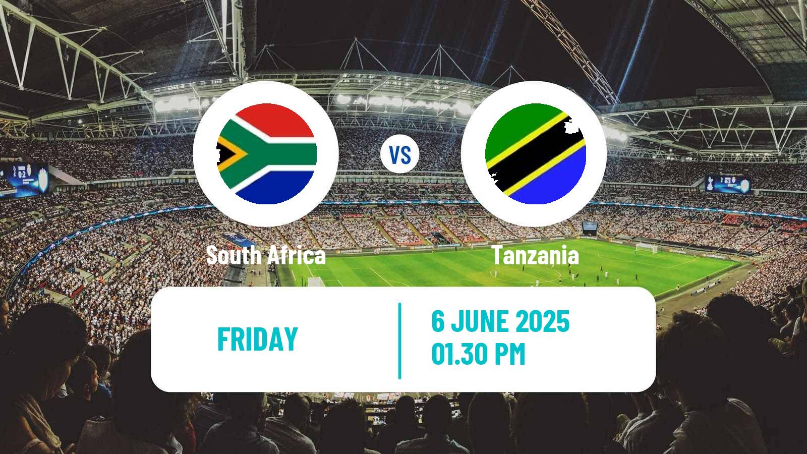 Soccer Friendly South Africa - Tanzania