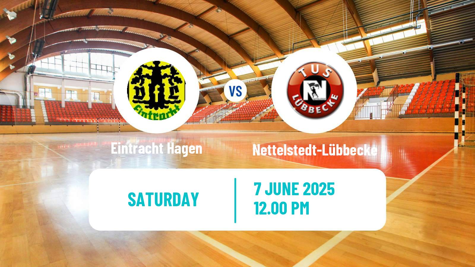 Handball German 2 Bundesliga Handball Eintracht Hagen - Nettelstedt-Lübbecke