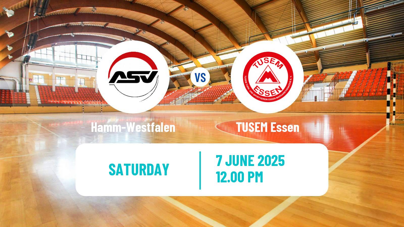 Handball German 2 Bundesliga Handball Hamm-Westfalen - TUSEM Essen