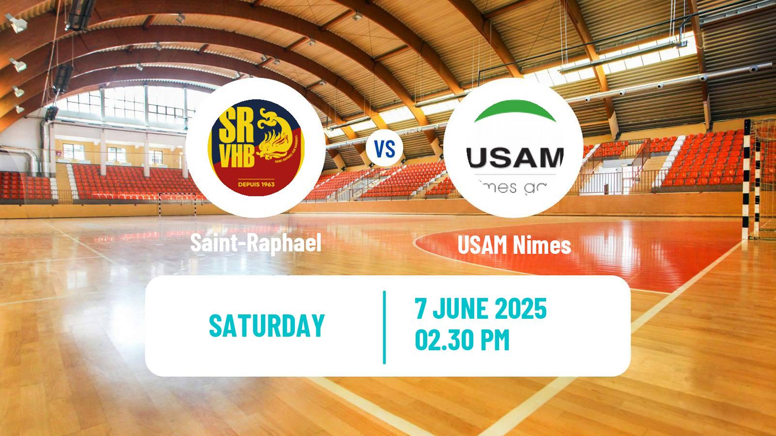 Handball French Starligue Handball Saint-Raphael - USAM Nimes