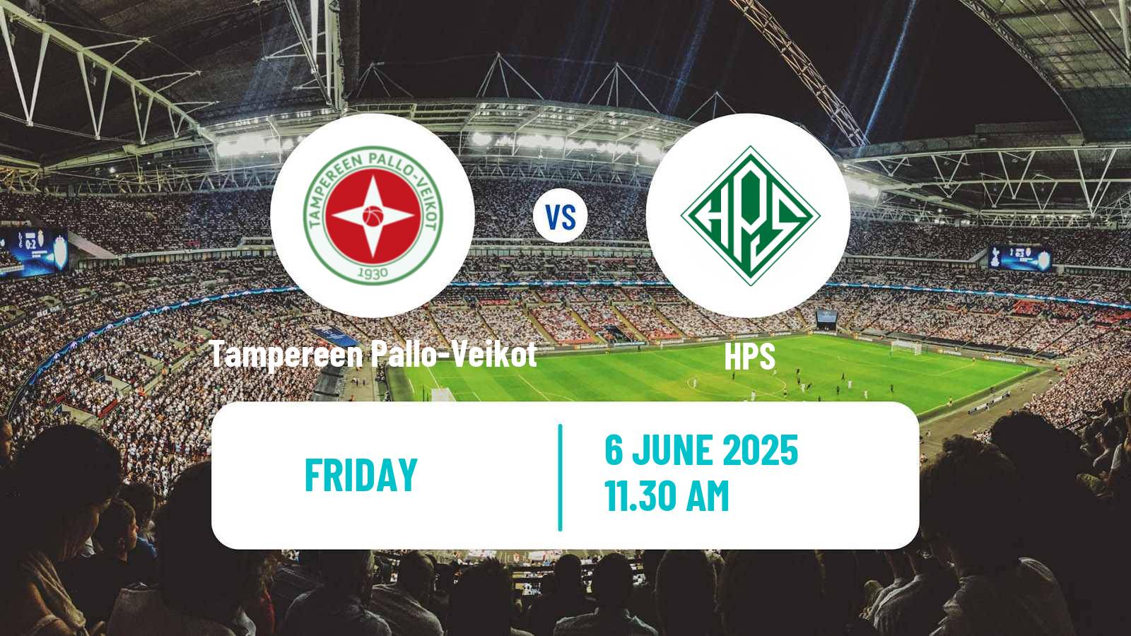 Soccer Finnish Kakkonen Group B Tampereen Pallo-Veikot - HPS