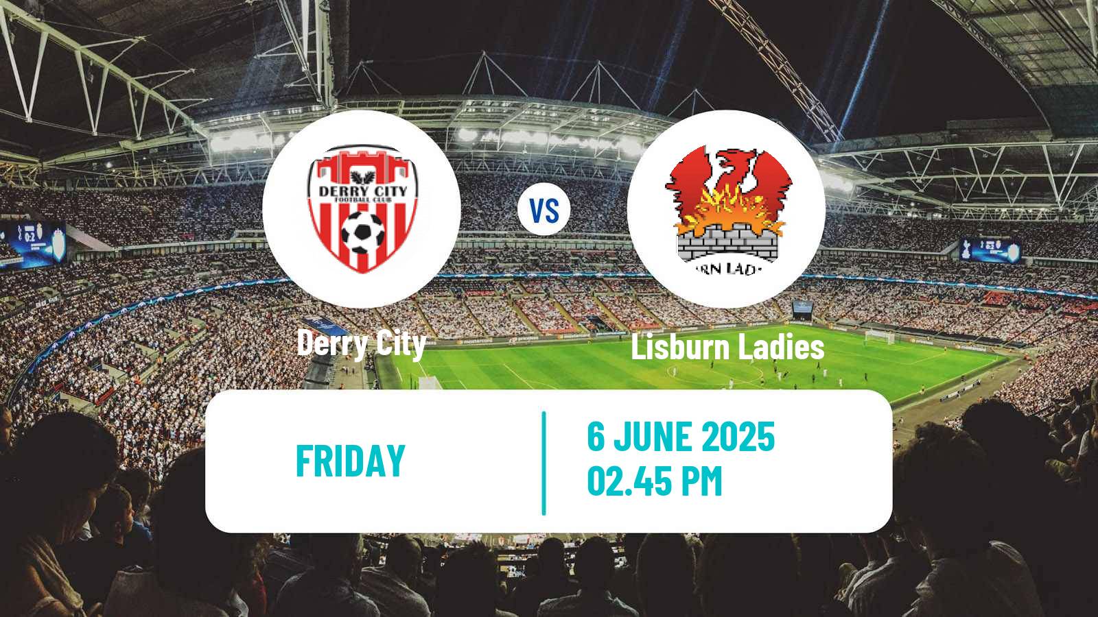 Soccer Northern Irish Premiership Women Derry City - Lisburn Ladies