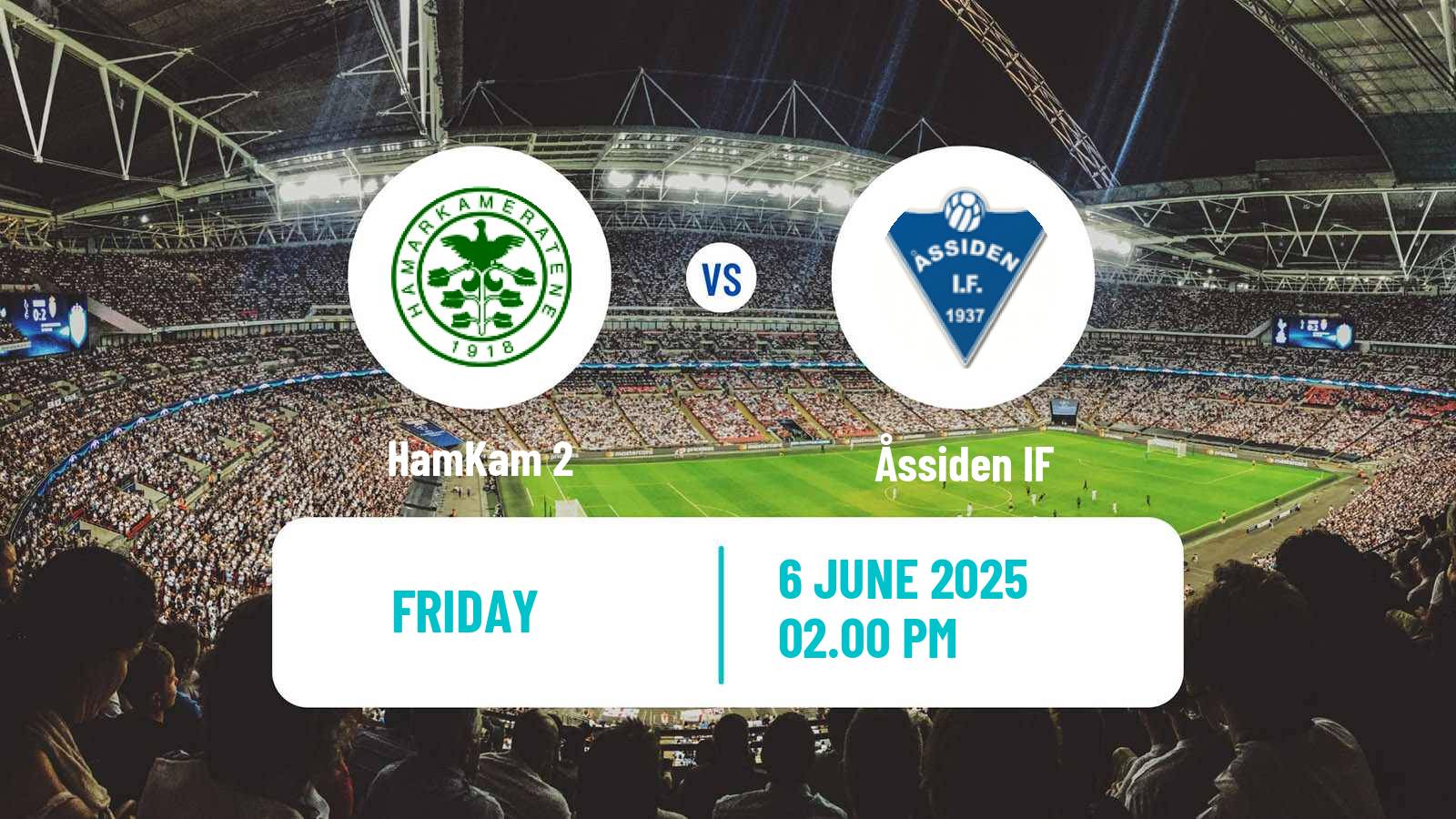 Soccer Norwegian Division 3 - Group 3 HamKam 2 - Åssiden