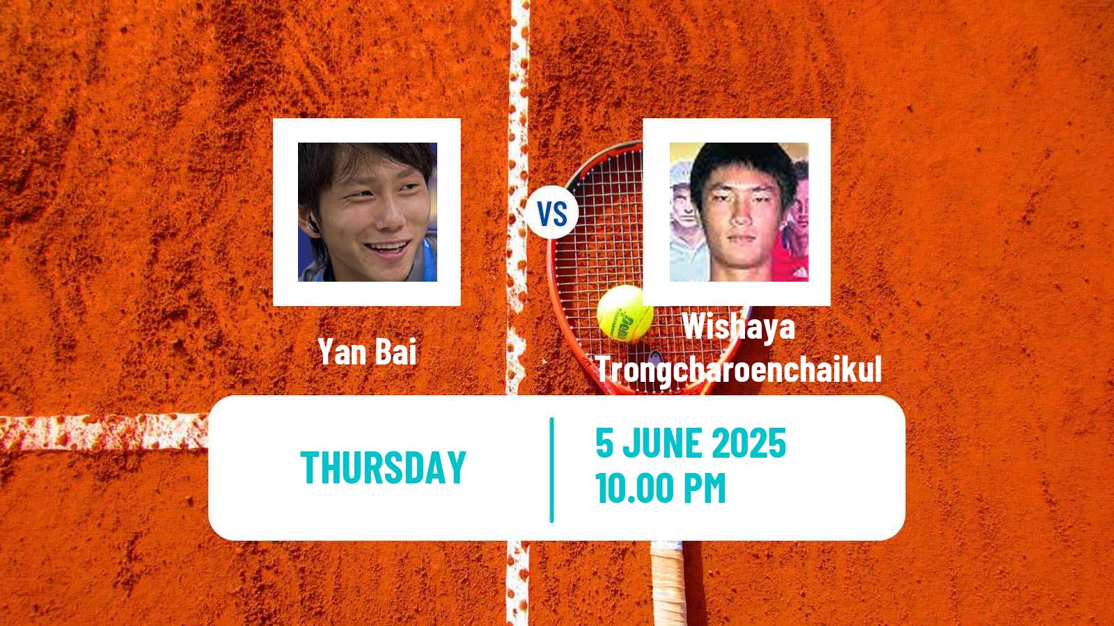 Tennis ITF M15 Luan 7 Men Yan Bai - Wishaya Trongcharoenchaikul