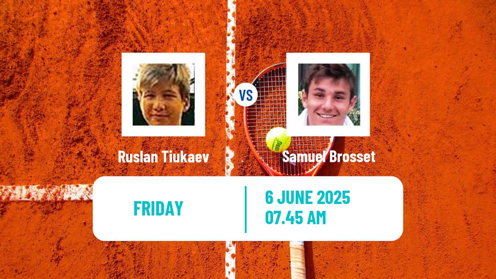 Tennis ITF M15 Tsaghkadzor 2 Men Ruslan Tiukaev - Samuel Brosset