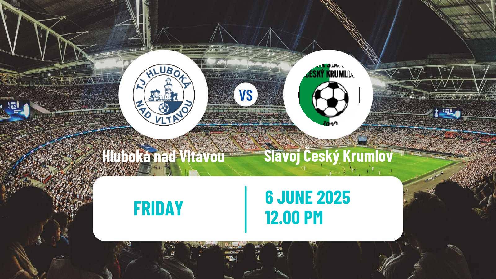 Soccer Czech Division A Hluboká nad Vltavou - Slavoj Český Krumlov
