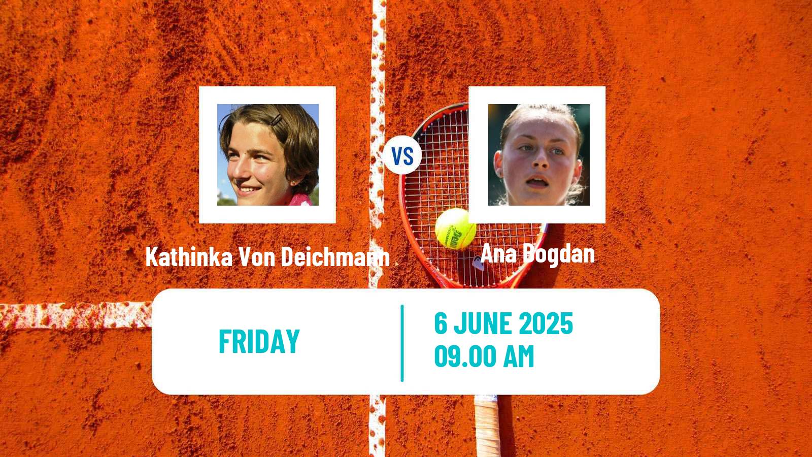 Tennis Bari Challenger Women Kathinka Von Deichmann - Ana Bogdan