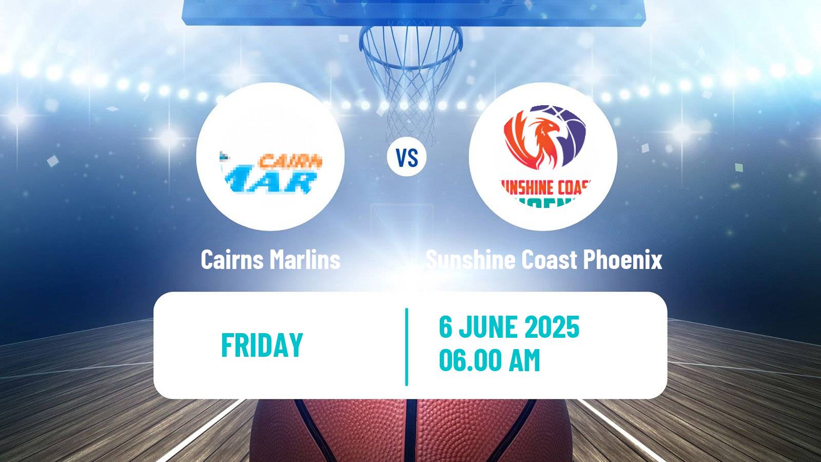 Basketball Australian NBL1 North Cairns Marlins - Sunshine Coast Phoenix