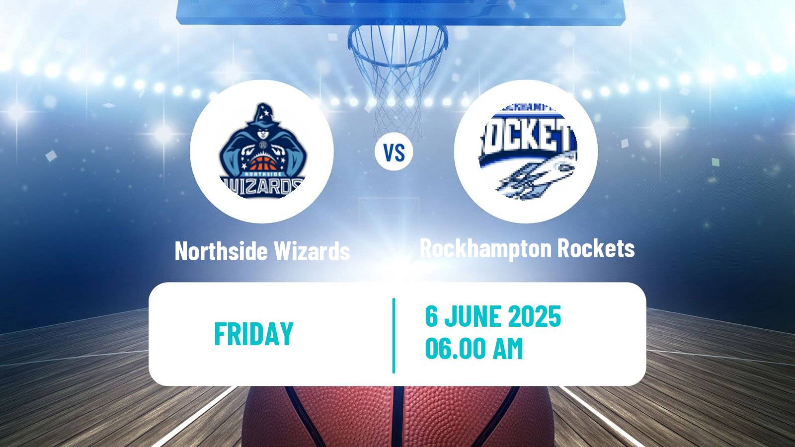 Basketball Australian NBL1 North Northside Wizards - Rockhampton Rockets