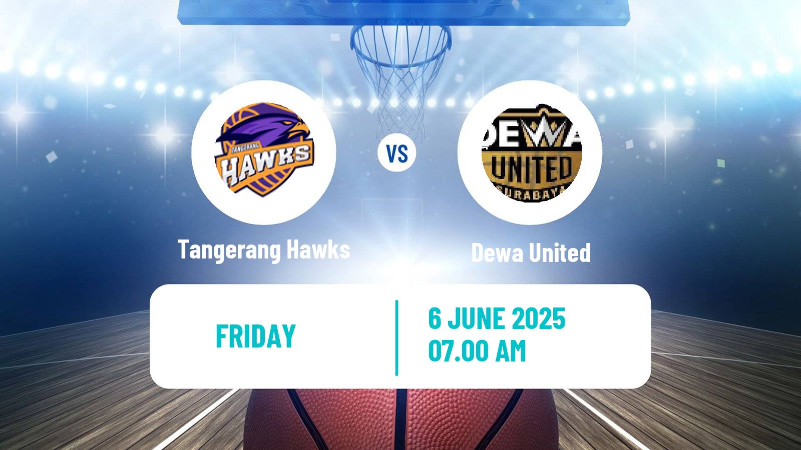 Basketball Indonesian IBL Tangerang Hawks - Dewa United