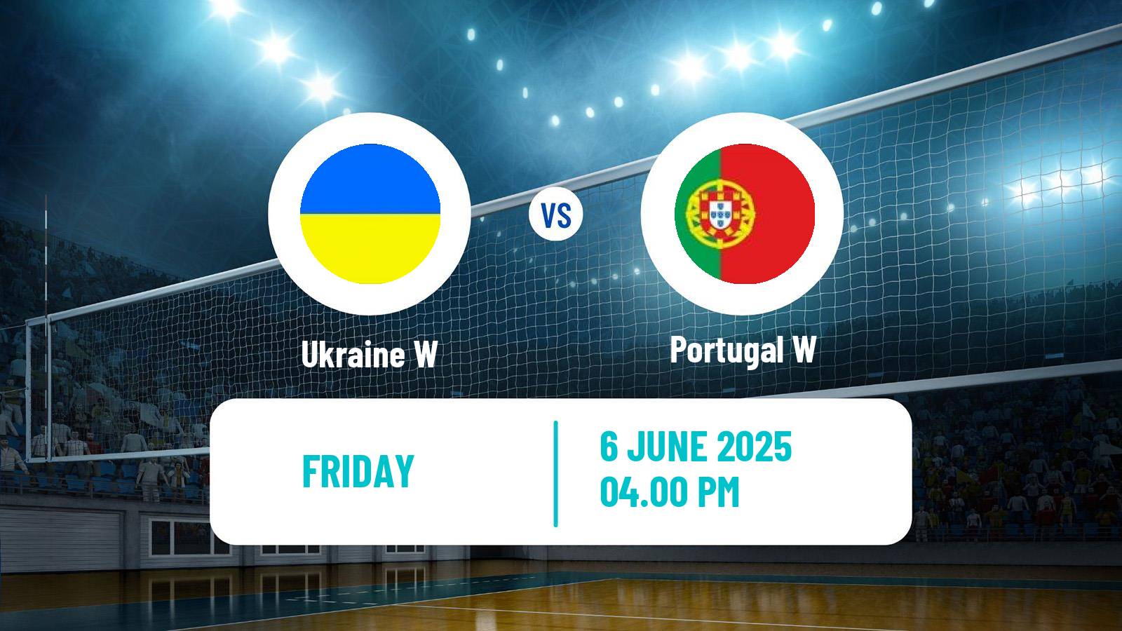 Volleyball Golden European League Volleyball Women Ukraine W - Portugal W