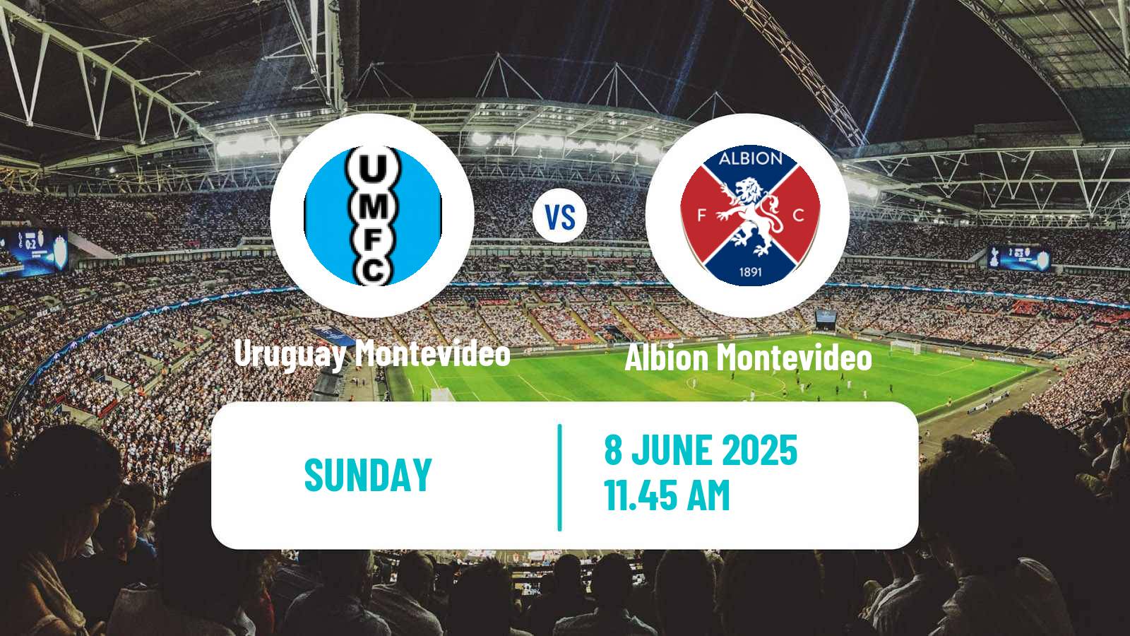 Soccer Uruguayan Segunda Division Uruguay Montevideo - Albion Montevideo