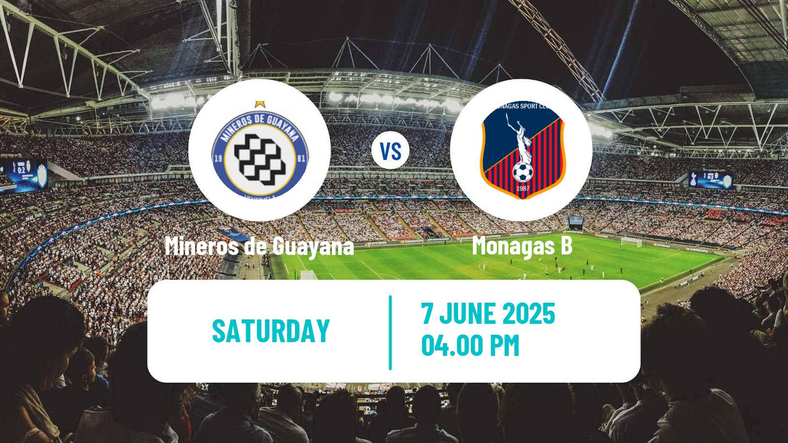 Soccer Venezuelan Segunda Division Mineros de Guayana - Monagas B
