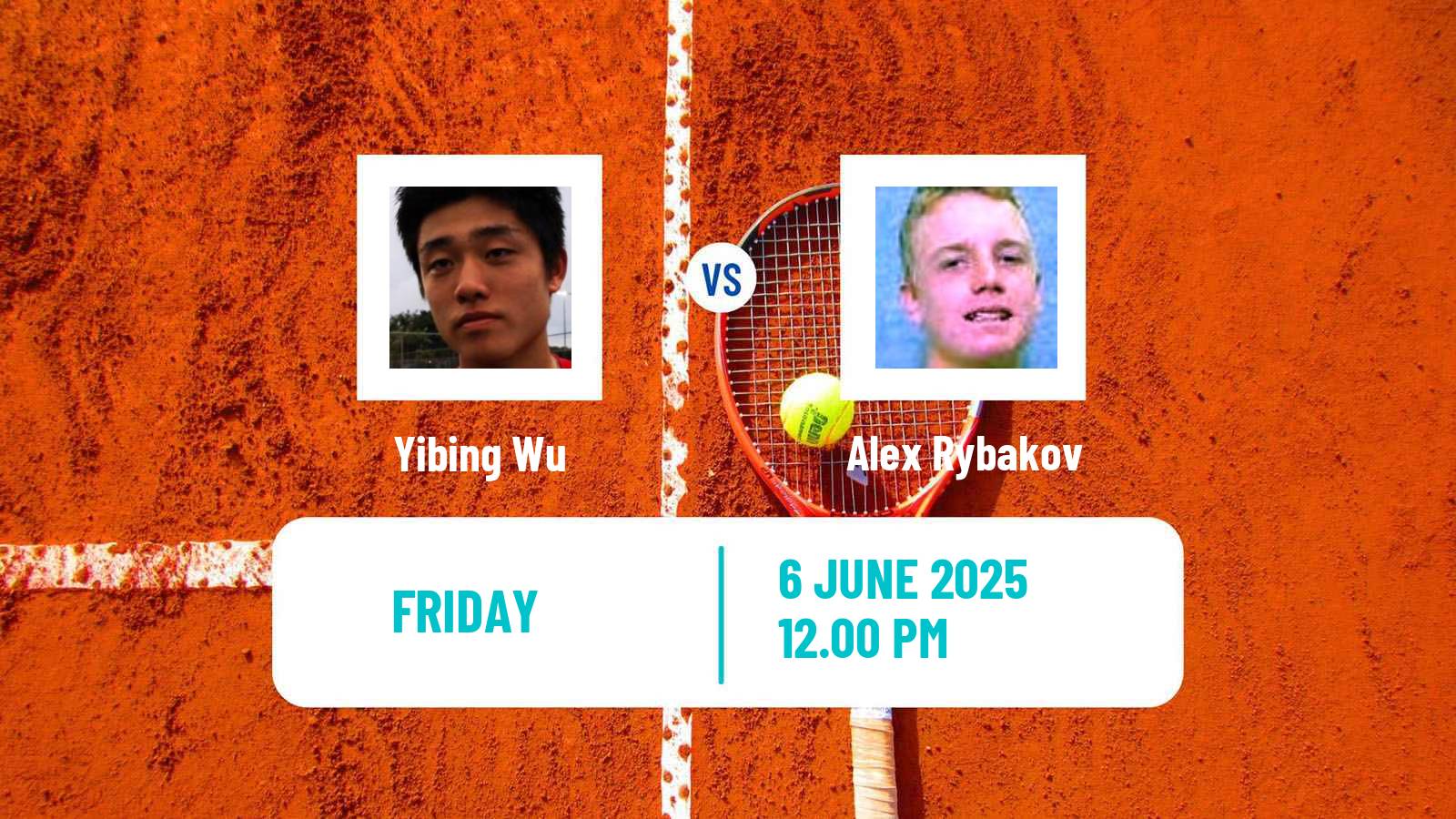 Tennis Tyler Challenger Men Yibing Wu - Alex Rybakov