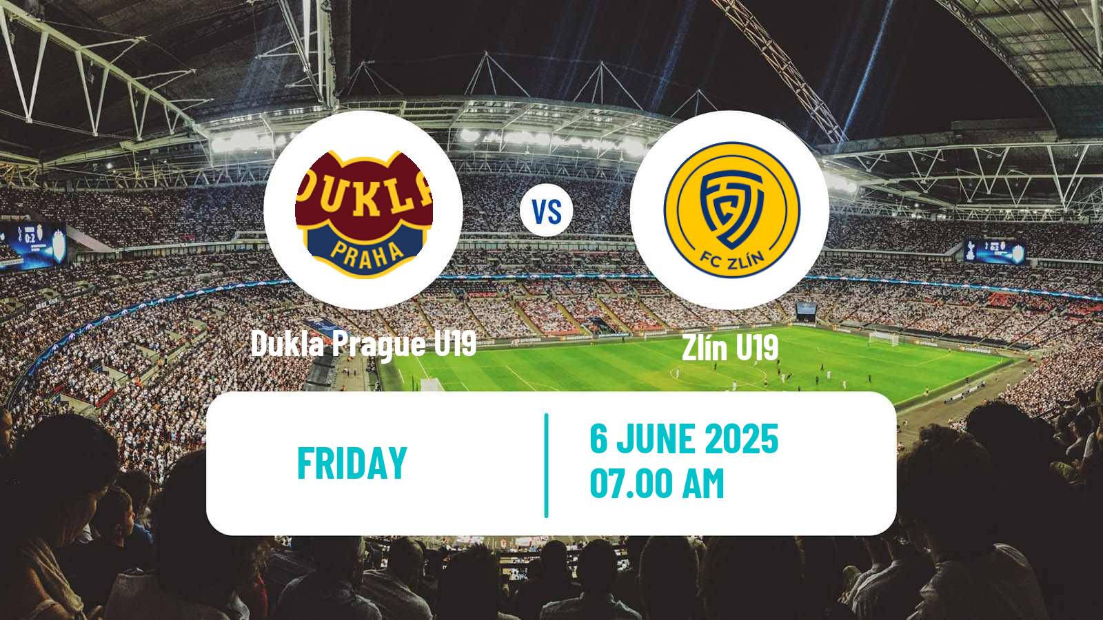 Soccer Czech U19 League Dukla Prague U19 - Zlín U19