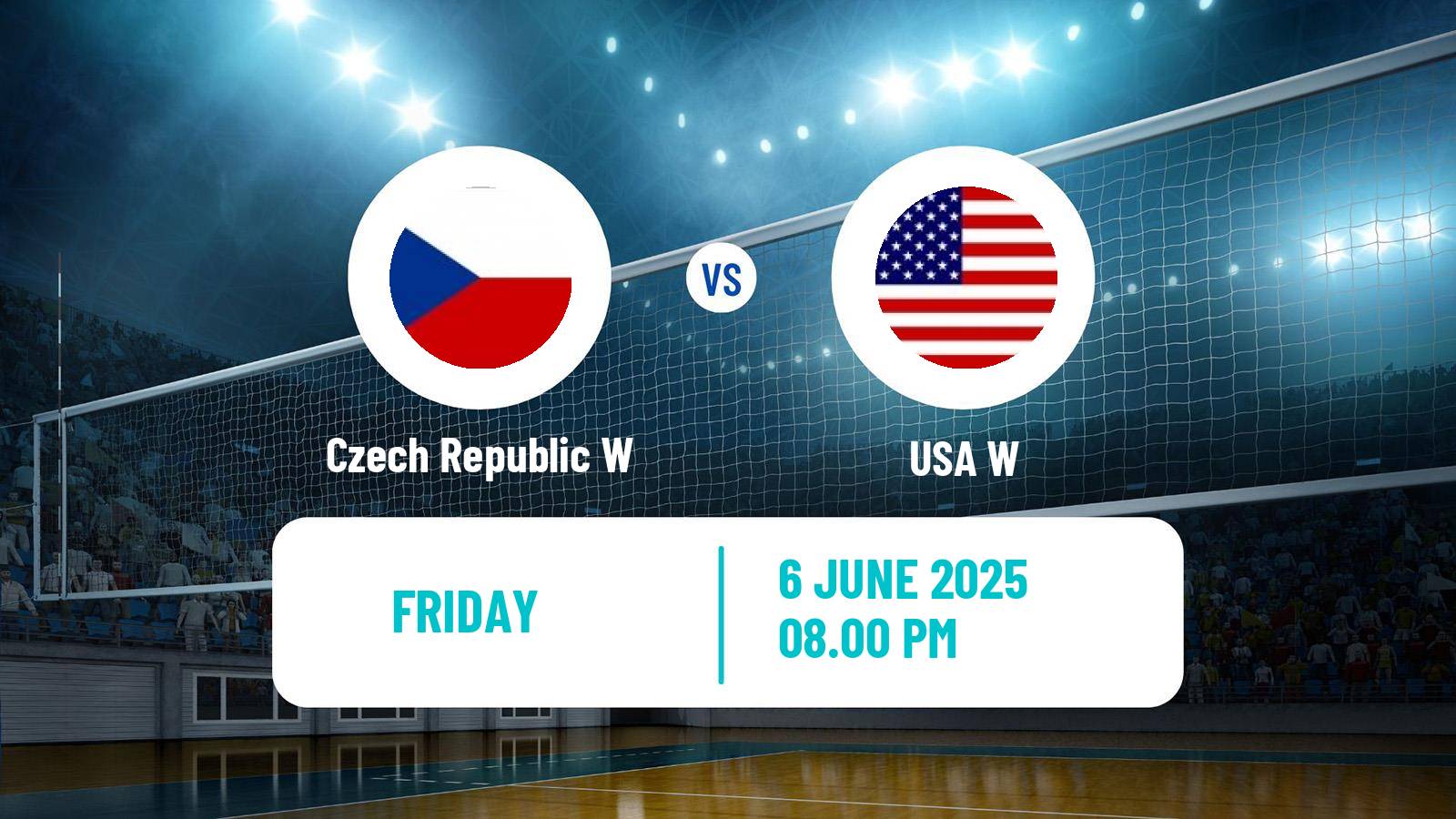 Volleyball Nations League Volleyball Women Czech Republic W - USA W