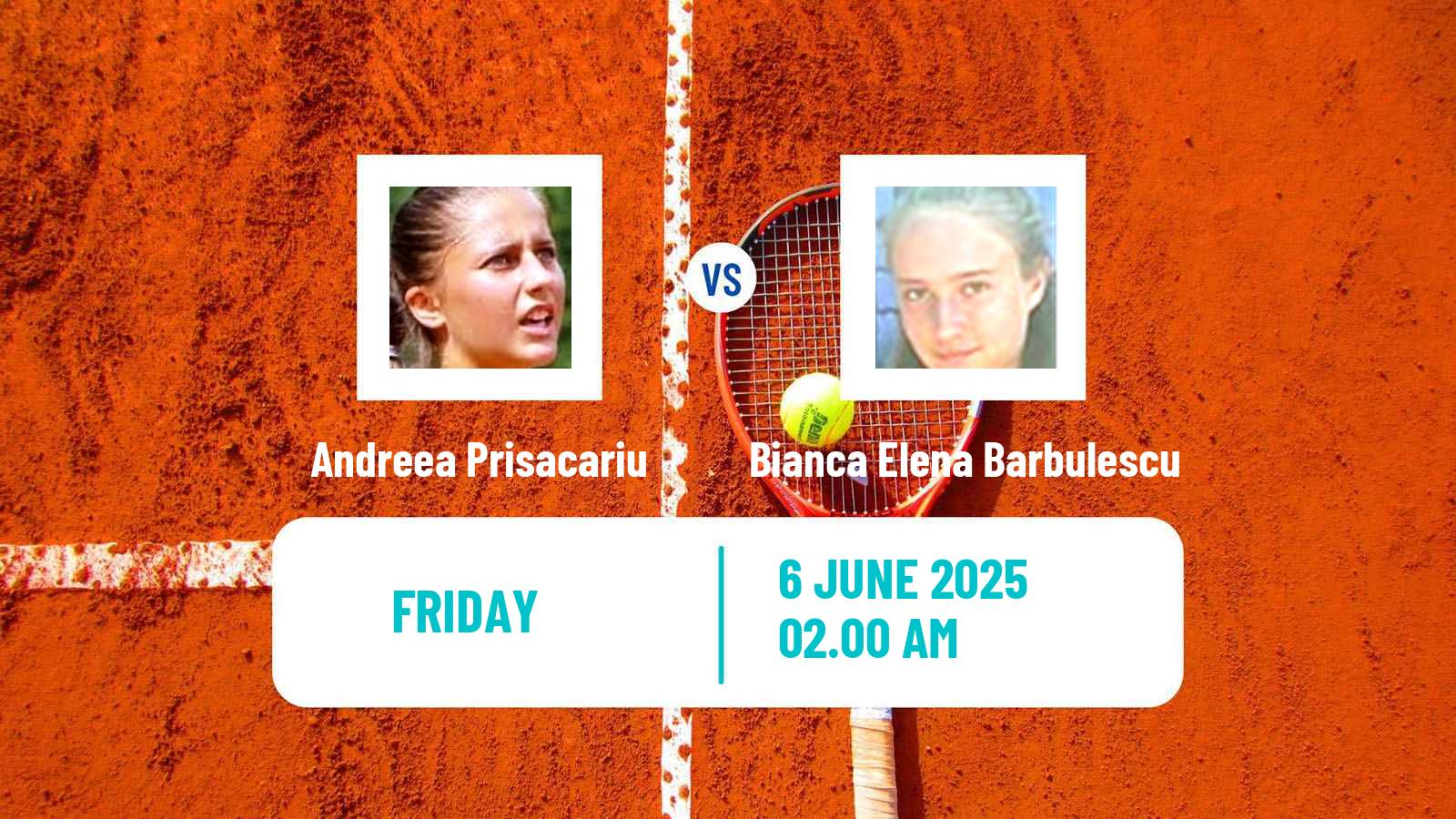 Tennis ITF W15 Focsani Women Andreea Prisacariu - Bianca Elena Barbulescu