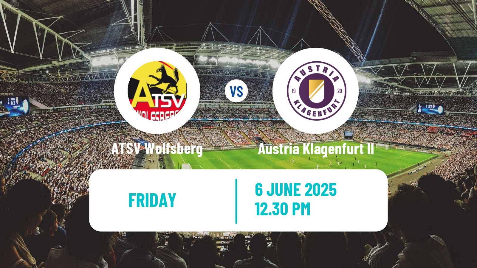 Soccer Austrian Landesliga Karnten ATSV Wolfsberg - Austria Klagenfurt II