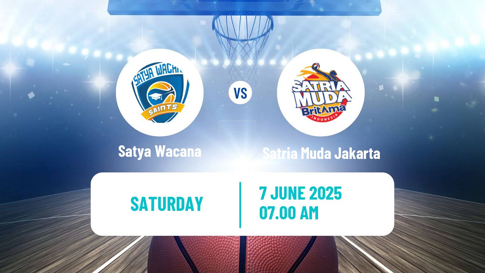 Basketball Indonesian IBL Satya Wacana - Satria Muda Jakarta