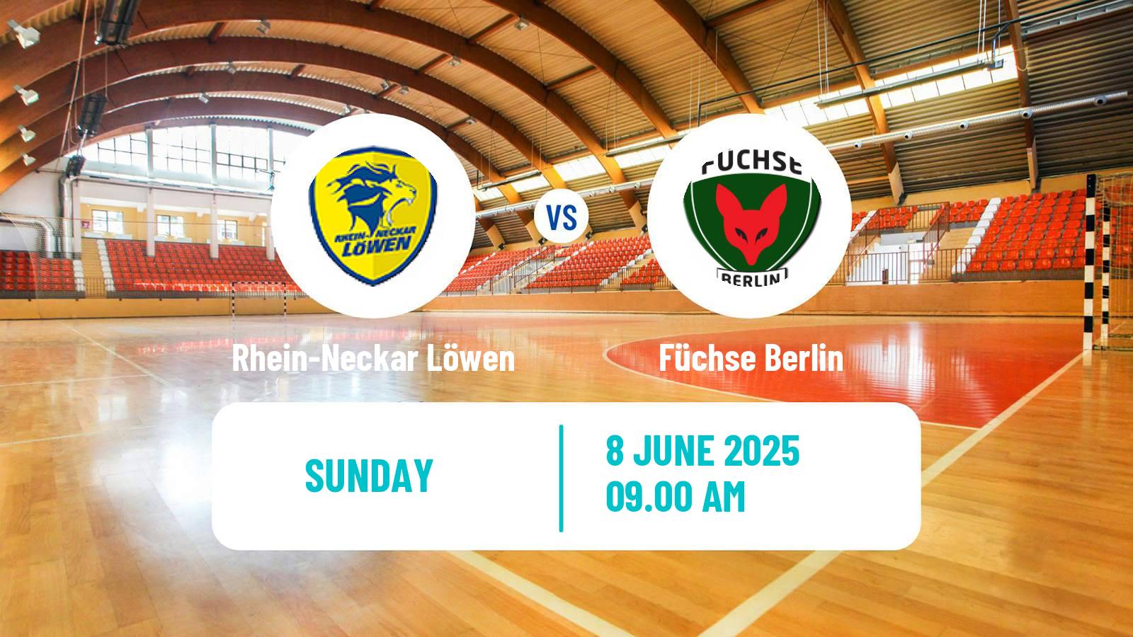 Handball German Bundesliga Handball Rhein-Neckar Löwen - Füchse Berlin