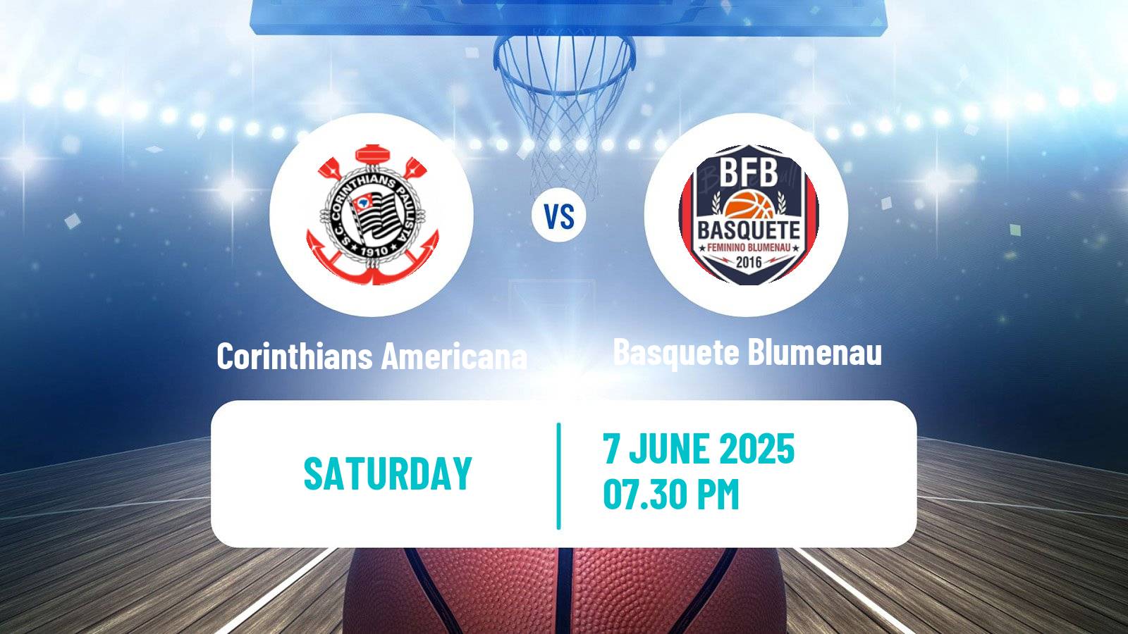 Basketball Brazilian LBF Women Corinthians Americana - Basquete Blumenau