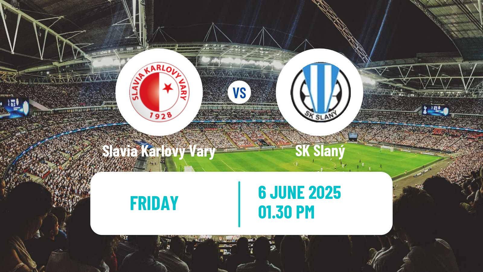 Soccer Czech Division B Slavia Karlovy Vary - Slaný